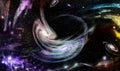 Collision spiral galaxies