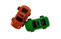 Collision of two cars Royalty Free Stock Photo