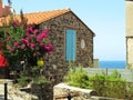 Colliure, France July 8 - 2023: Very beautiful views of the medieval streets of the town of Collioure on southern coast of