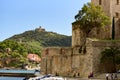 The Royal Castle of the tourist city of Colliure in Occitania, France Royalty Free Stock Photo