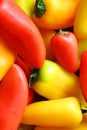 Colllection of Fresh, Sweet Red and Yellow Peppers Background