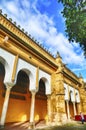 Collonaded arcade of the interior courtyard of the Mosque Cathedra