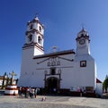 Collonial spanish church in ixtapan de la sal mexico