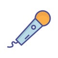Colloquially mic Vector icon which can easily modify or edit