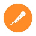 Colloquially mic Vector icon which can easily modify or edit
