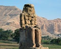 Collosal of Memnon Royalty Free Stock Photo
