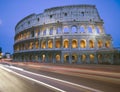 Collosseum rome italy night