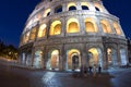 Collosseum rome italy night