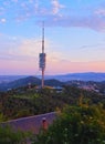 Collserola Tower in Barcelona Royalty Free Stock Photo