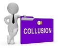 Collusion Report File Showing Russian Conspiracy Or Criminal Collaboration 3d Illustration