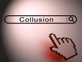 Collusion Report Search Showing Russian Conspiracy Or Criminal Collaboration 3d Illustration