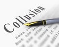 Collusion With Russia Memo Design Meaning Foreign Illegal Collaboration 3d Illustration Royalty Free Stock Photo