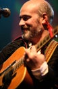 Colm Ãâ Snodaigh from Kila performing at Vicar Street, Dublin, Ireland