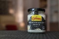 Colman`s Horseradish sauce Royalty Free Stock Photo