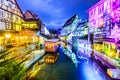 Colmar, Alsace, France - Little Venice Royalty Free Stock Photo