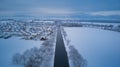 Colmar Canal in winter. Royalty Free Stock Photo