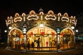 COLMAR, FRANCE - December 2016 - Carousel with Christmas decorations