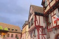 Colmar, France - December 21, 2023: Old Custom house (Ancienne Douane or KoÃÂ¯fhus) - left and old alsasian buildings Royalty Free Stock Photo