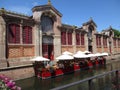 Colmar, 8th august: Covered Market Building from Old Town of Colmar in Alsace region , France