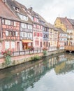 Colmar town buildings in France