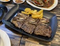 Coloane Nga Tim Portuguese Macau Cuisine Restaurant Fresh Grilled Beef Ribs Steak Macao BBQ Snack Food