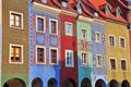 Coloful houses of Poznan