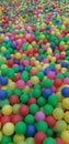 Coloful rainbow balls Royalty Free Stock Photo