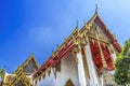 Reclining Buddha Temple Wat Phra Chetuphon Pho Bangkok Thailand Royalty Free Stock Photo