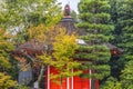 Colorful Red Aizendo Fall Leaves Tofuku-Ji Buddhist Temple Kyoto Japan Royalty Free Stock Photo