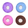 Colofull doughnuts set