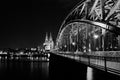 Cologne Cathedral and hohenzollern bridge