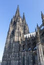 Cologne Cathedral, monument of German Catholicism and Gothic architecture in Cologne, Germany