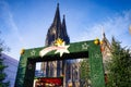 cologne christmas market at the cathedral