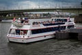 Cologne, Germany - August 13, 2011: Sightseeing tour cruise in R