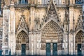 Cologne, Germany: The Famous Cathedral, Monument of German Catholicism and Gothic Architecture, Detail