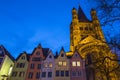 Great St. Martin Church and Fischmarkt in Cologne