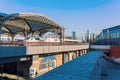 View of the main station in Cologne, Germany Royalty Free Stock Photo