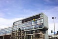 Cologne, Germany - February 22, 2021: View of Microsoft building headquaters in Cologne, Germany