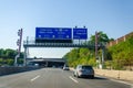 Cologne, Germany - July 26, 2019: Cars Enter The Tunnel. Autobahn 1- LÃÂ¶venicher autobahn tunnels