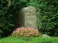 COLOGNE, GERMANY - July 10, 2018 : Mirbach graveyard. Famous historical cemetery.