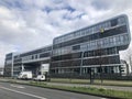 Cologne, Germany - March 8, 2019: The Microsoft building Royalty Free Stock Photo