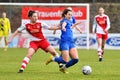 The match 1.FC Koeln vs FC Carl Zeiss Jena Royalty Free Stock Photo