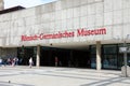 COLOGNE, GERMANY - MAY 31, 2018: entrance of Romano-Germanic Museum RÃÂ¶misch-Germanisches Museum in Cologne, Germany