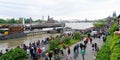 welcoming of the historic submarine u17 in cologne