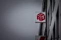 COLOGNE, GERMANY - NOVEMBER 12, 2022: Selective blur on a IG Bau logo on their office in Cologne. IG Bau , or IG Bauen-Agrar-