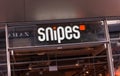 COLOGNE, GERMANY OCTOBER, 2017: Snipes logo on a store. Snipes SE is a german retail-clothing company, known for streetwear and