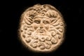 Cologne, Germany - Stone Carving of a Water God in the Roman-Germanic Museum in Cologne