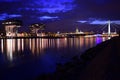 Cologne at night Royalty Free Stock Photo