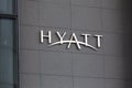 Cologne, North Rhine-Westphalia/germany - 12 10 18: hyatt regency sign in cologne germany