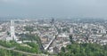 Cologne, North Rhine Westphalia, Germany, May 8h, 2024: The Colonius tv tower sponserd by T-mobile and the cathedral of